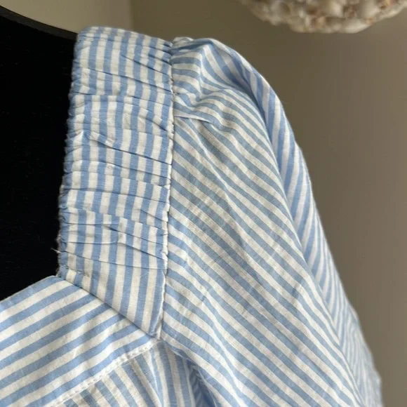 NWOT: Loft Eyelet Square Neck Peasant Top | M - Picture 7 of 16